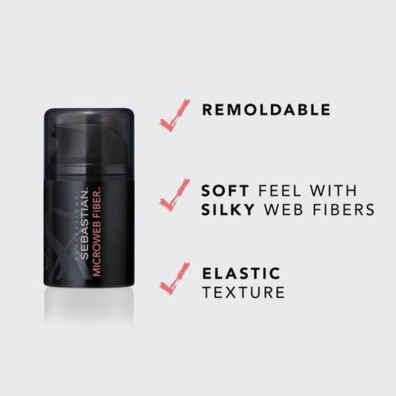 Sebastian Professional Hair Styling Oil & Texturizer Set | Lightweight Dark Oil & Flexible Fiber, 3.2 oz + 1.5 oz