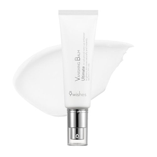 9 Wishes VB Ultimate Tone-Up Cream - Hydrating Makeup Primer & Face Moisturizer with Niacinamide | 1.7 Fl. Oz.
