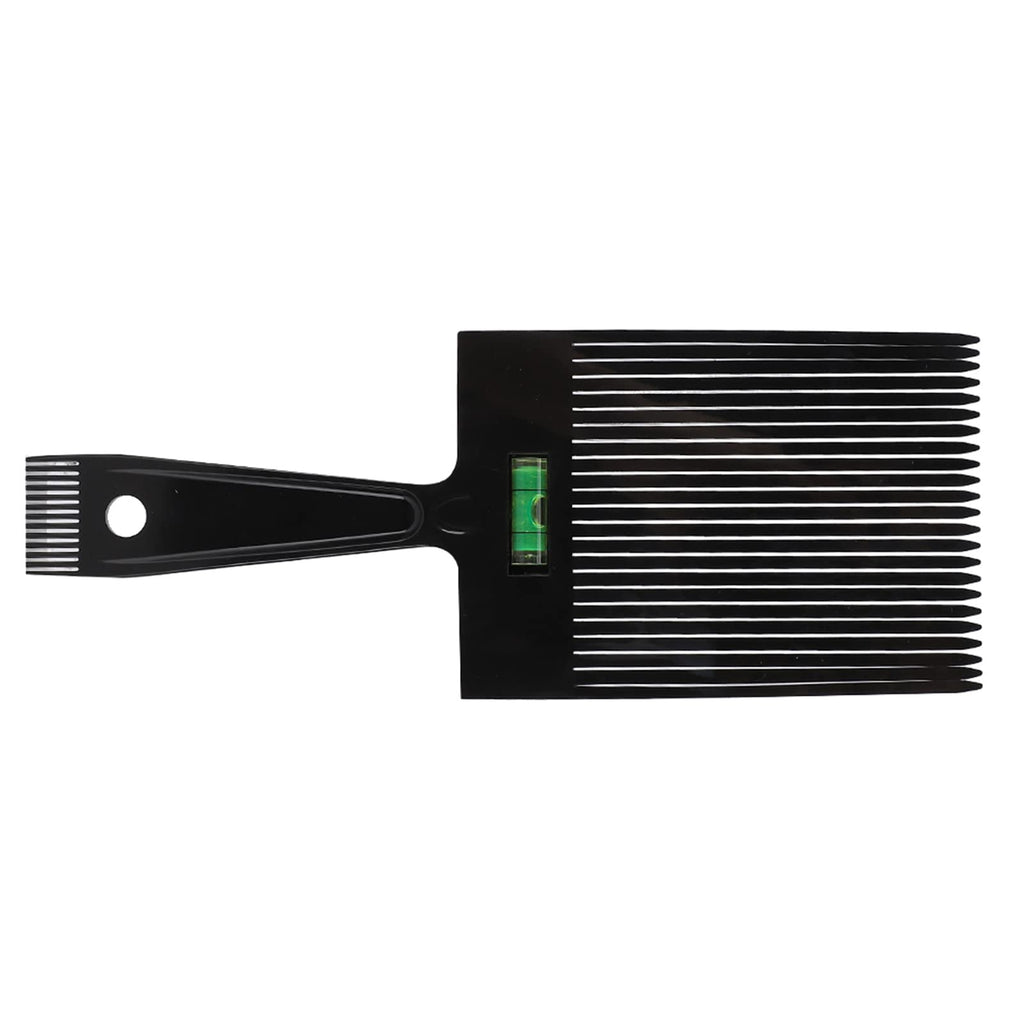 GBSCLOVER Flat Top Comb Board with Level Gauge, ABS Lightweight Cutting Comb with Level, Ergonomic Design hair guide Tool Easy to Use for Haircut, Clipper, Fading and Cutting Hair