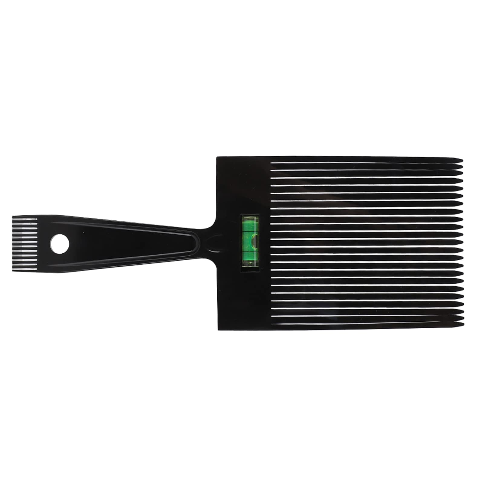 GBSCLOVER Flat Top Comb Board with Level Gauge, ABS Lightweight Cutting Comb with Level, Ergonomic Design hair guide Tool Easy to Use for Haircut, Clipper, Fading and Cutting Hair