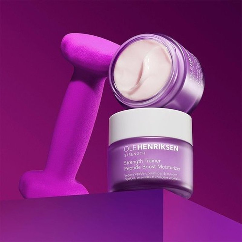 Ole Henriksen Strength Trainer Peptide Boost Facial Moisturizer - Ceramides & Collagen, 1.7 oz Jar