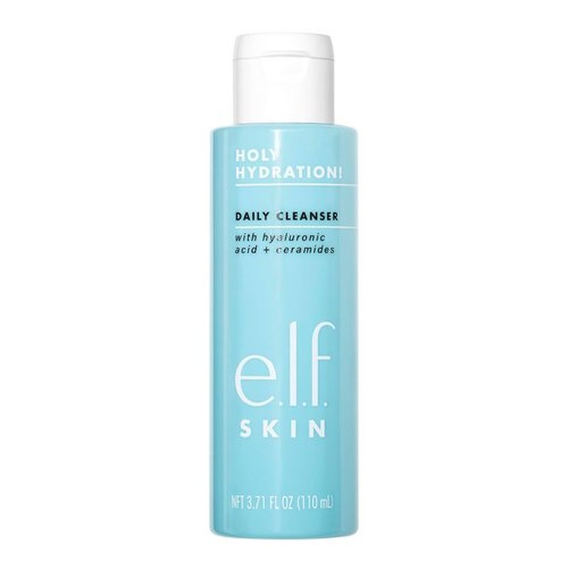 e.l.f. SKIN Daily Cleanser - Holy Hydration! Face Cleanser with Hyaluronic Acid | Vegan & Cruelty-Free