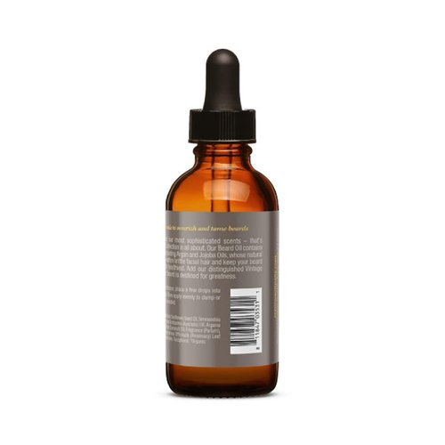 Cremo Beard Oil - Vintage Suede | 1 Fl Oz - Restore Moisture & Soften Beard, Relieve Itch
