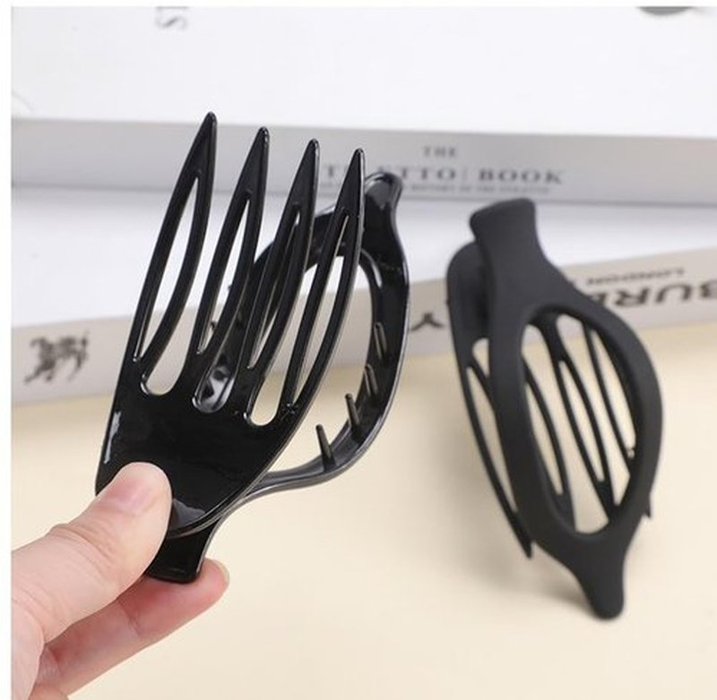 4-Pack Medium Duckbill Hair Clips for Women: French Non-Slip Strong Hold Hair Claws for Thin to Thick Hair, All-Day Comfort for Driving, Lying Down & Exercise