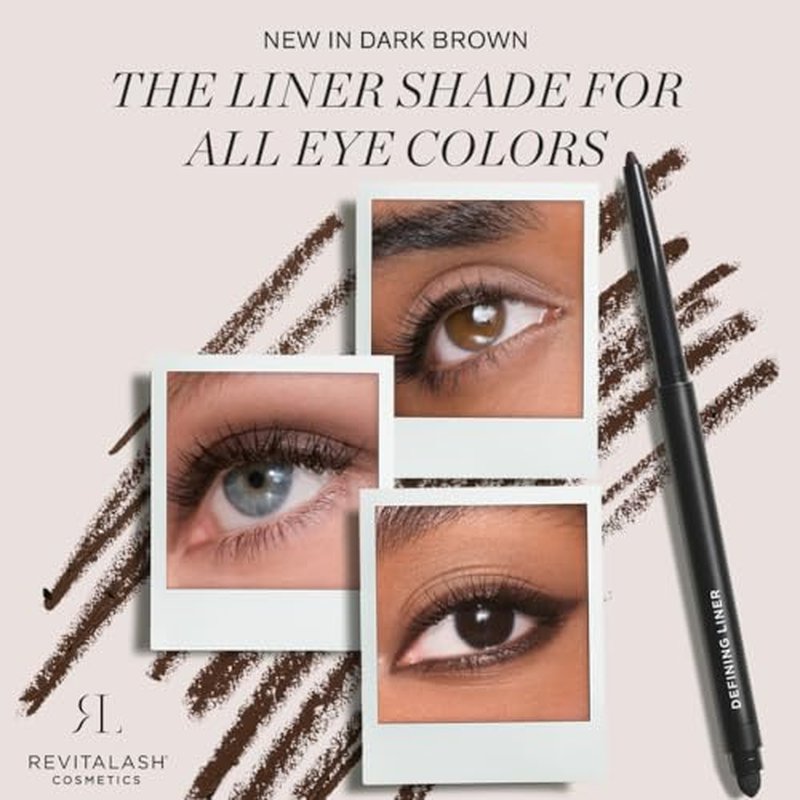 RevitaLash Cosmetics, Defining Liner Eyeliner, Dark Brown, Hypoallergenic & Cruelty-Free