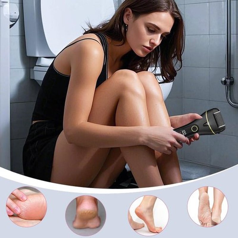 Electric Foot Scrubber Rechargeable Portable Foot Callus Remover Foot File Pedicure Kits Callus Remover for Feet Professional Pedicure Tools for Dead,Hard Cracked Dry Skin Ideal Gift