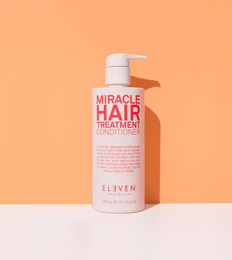 ELEVEN AUSTRALIA Miracle Hair Treatment Conditioner for Women & Men - Moisturizing Conditioner for Dry Damaged Hair Reduces Frizz & Split Ends Deep Moisture & Hydration Sulfate Free - 10.1 fl oz