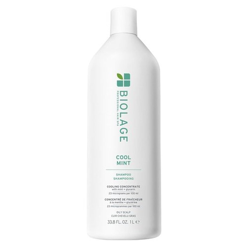 Biolage Cool Mint Shampoo - Balancing Formula for Oily Scalp, Refreshing Cleanse, Vegan & Paraben-Free