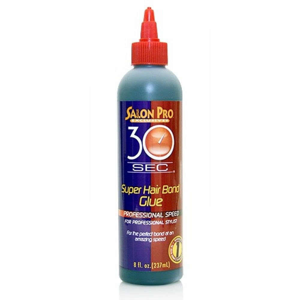 Salon Pro 30 Sec. Super Hair Bond Glue Professional Speed, 8 Ounce
