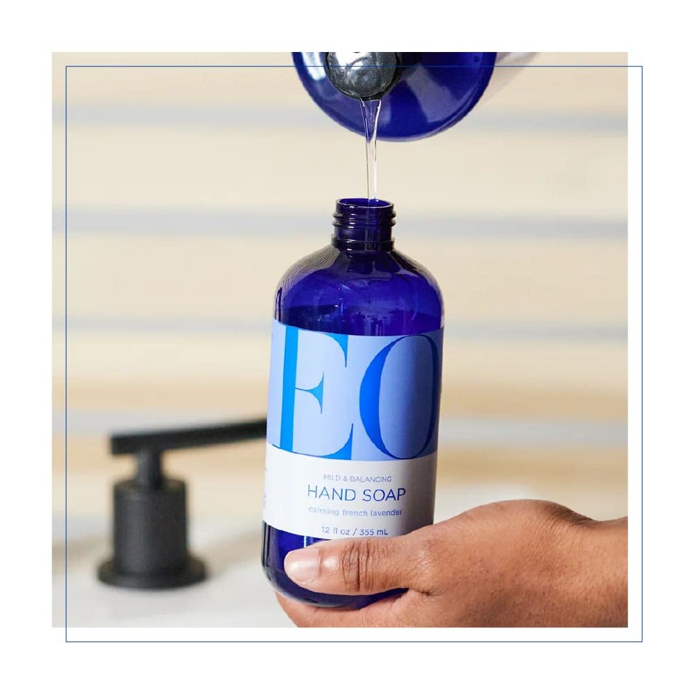 EO Shower Gel, 16 Ounce (Pack of 1), French Lavender, Body Wash made with Essential Oils for Men and Women