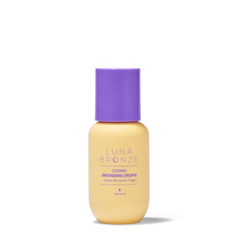 Luna Bronze Cosmic Bronzing Drops - Lightweight, Hydrating Liquid Bronze | Non-Greasy Formula with Sodium Hyaluronate & Shea Butter | 30ml/1.01 fl. oz