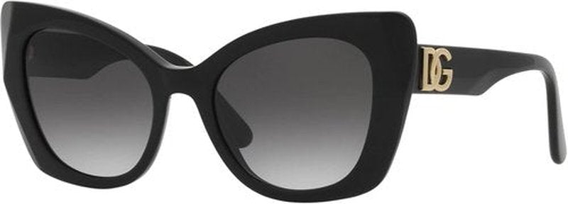Dolce & Gabbana DG 4405 Women's Sunglasses - Black/Grey Shaded, 53-20-140 Size