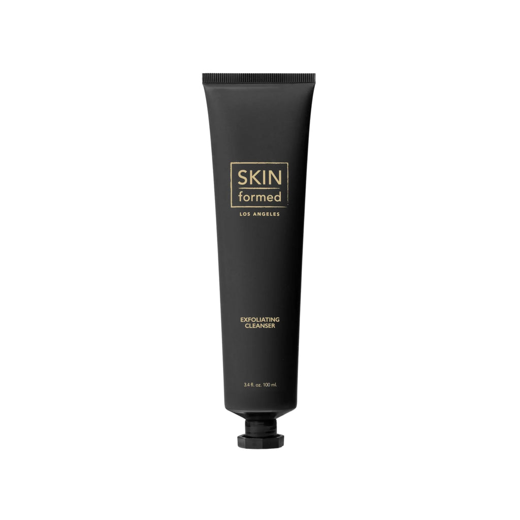 SKINformed AHA BHA Exfoliating Cleanser - Gentle Facial Exfoliating Face Wash with Alpha & Beta Hydroxy Acids, Bio-Based Exfoliating Beads, Squalane & Botanicals to Smooth Texture & Brighten Skin