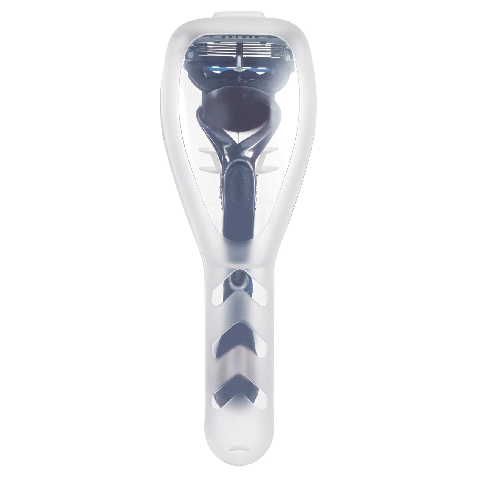 Clear Portable Travel Men Manual Razor Protector Transparent Plastic Box Cover Container Storage Universal Shaver Holder Protector Case Organizer Men's Shaver and Blade Refills Case Accessories