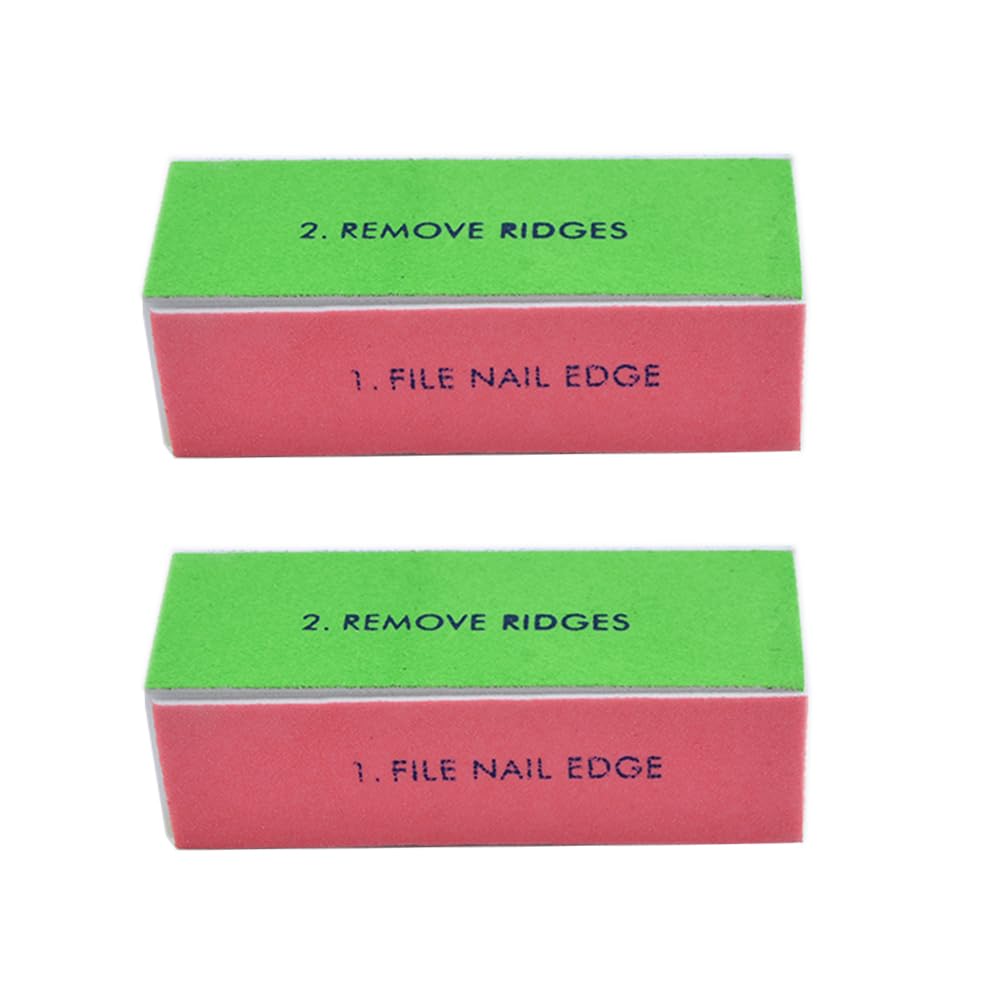 WEILUSI 4 Ways Nail Buffer Block Nail Files and Buffers, Nail Shine Buffers Blocks Files Sanding Polisher Smooth & Buff & Shine Manicure Buffer Tools Kit for Nail Art Care 6PCS