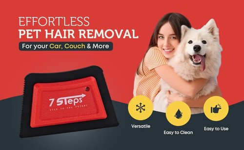 Skiennix Mini Pet Hair Lint Remover - Effective Dog & Cat Fur Detailer for Car & Furniture