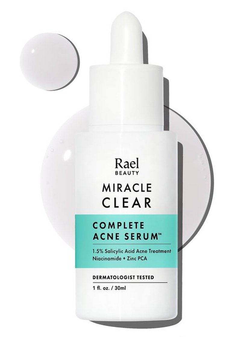Rael Miracle Clear Serum - Salicylic Acid & Niacinamide Pore Minimizer for Radiant Skin (1 fl oz)