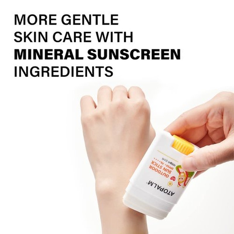 ATOPALM Outdoor Sun Stick SPF50+ PA++++ 21g | Non-Greasy Matte Mineral Sunscreen | Soothing Skin Care | Facial Moisturizer with SPF | Korean Sun Protection