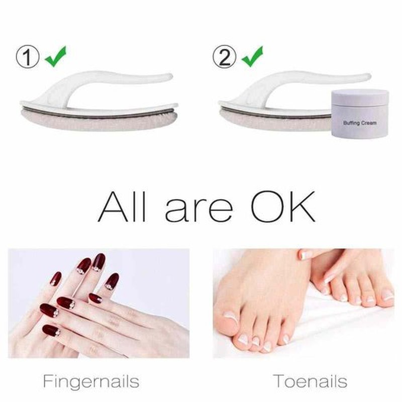 Premium Upgrade Lucency Nail Buffers for Natural Nails, Artificial Nails and Chamois Nail Buffer, All in One Step, beUakso Premium Upgrade Natural Nail Buffer and Shine Kit with Gift Box