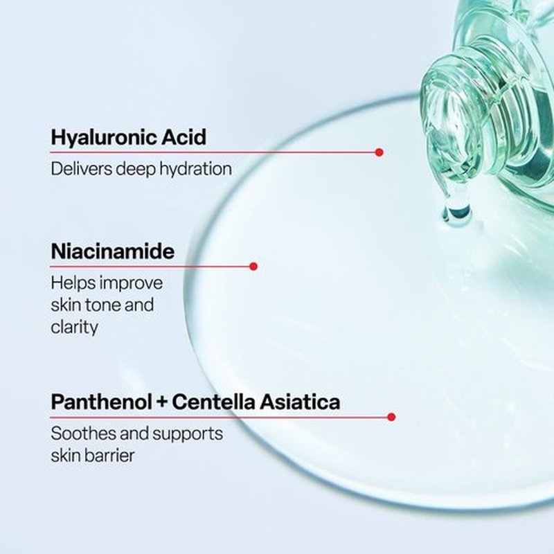 Dr. G R.E.D. Blemish Clear Hyal-Cica Soothing Serum - Hydrating Formula for All Skin Types - 1.69 fl oz