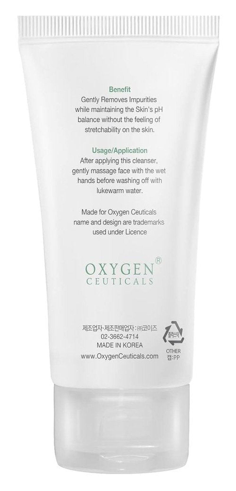 OxygenCeuticals Purifying Foaming Wash - Mild pH 5.0 Gel Cleanser with Botanical Extracts | 3.38 fl. oz (100ml)