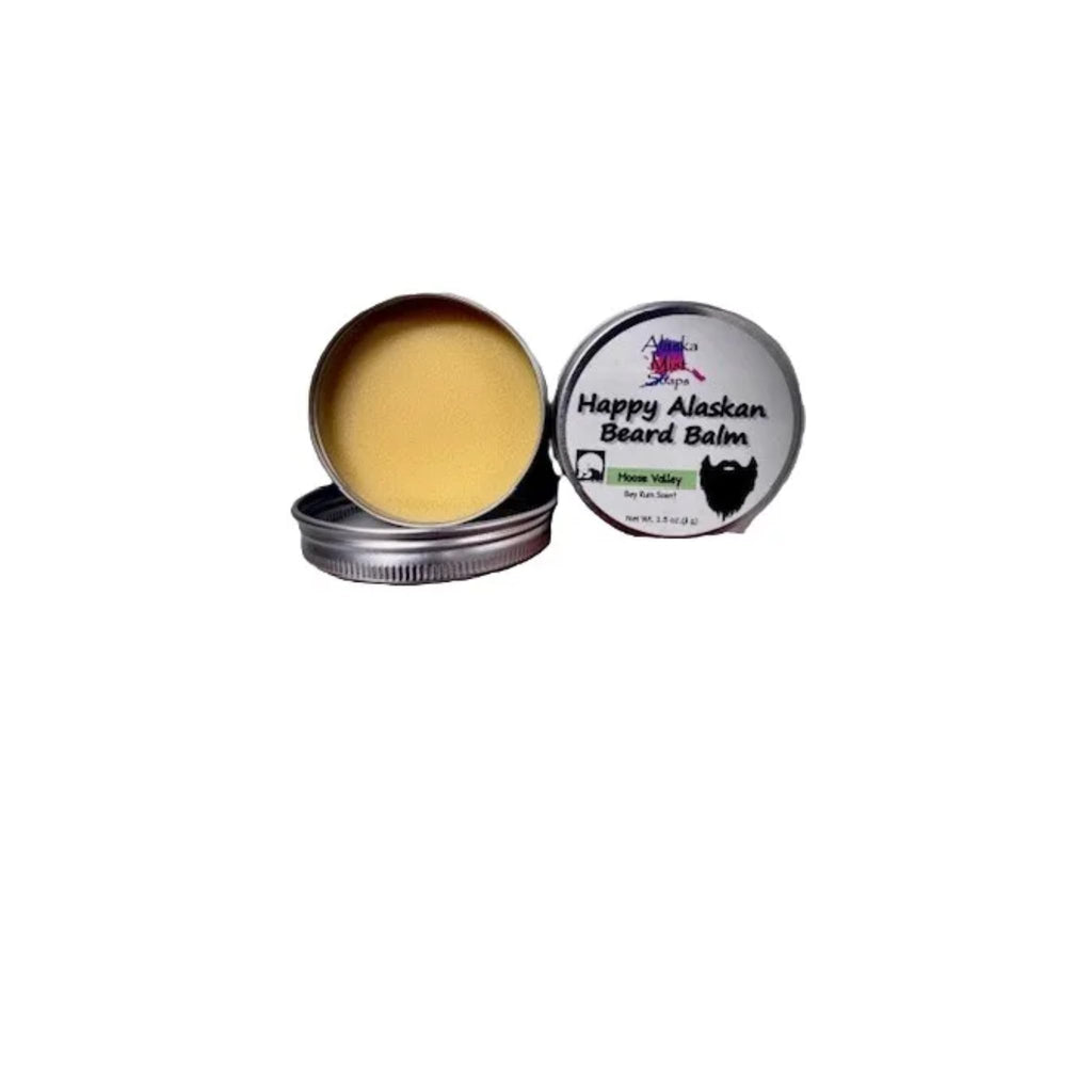 Happy Alaskan Beard Balm: Moose Valley, Bay Rum Scent