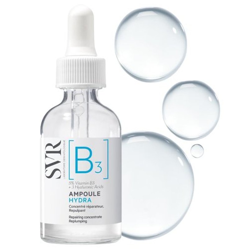 SVR [B3] Hydra Plumping Face Serum - Moisturizing Formula With Niacinamide & 3 Types of Hyaluronic Acid | 1 Fl. Oz.