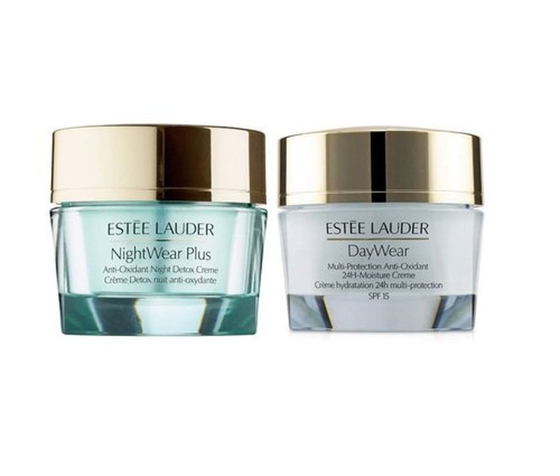 Estee Lauder DayWear Advanced Protection Anti-Oxidant Cream & NightWear Plus Detox Cream Set | 15ml Each