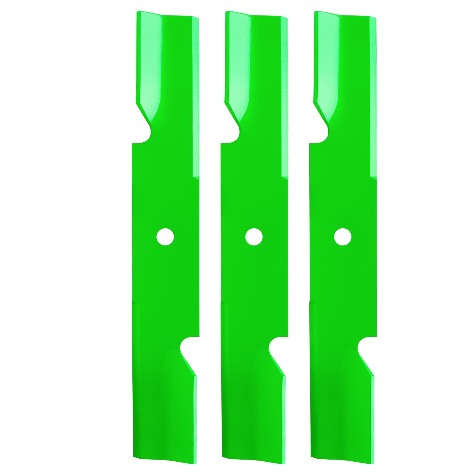 JYLEYJ 482877 481706 48110 High Lift Blade for 48" Scag Freedom Z Liberty Z Tiger Cub Exmark 48 Mower Deck Replace Hus tler 601123 Bad Boy 038-5350-00 (3 Pack)