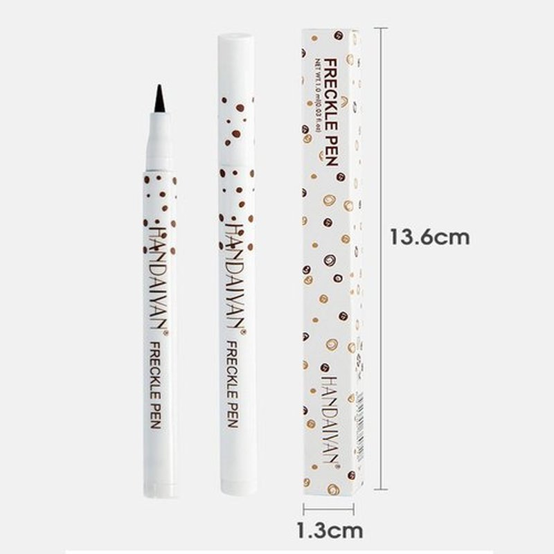 Freckle Pen | Natural Lifelike Faux Freckles Makeup | Waterproof & Quick-Dry | 01 Light Brown & 02 Natural Coffee