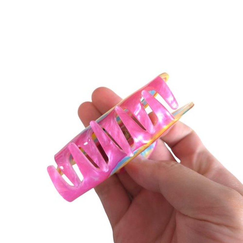 Clip Sugar Cartoon Planet Hair Clip,Acrylic Hair Clip,Small Claw Clip for Women, 1 Count (Pack of 1)