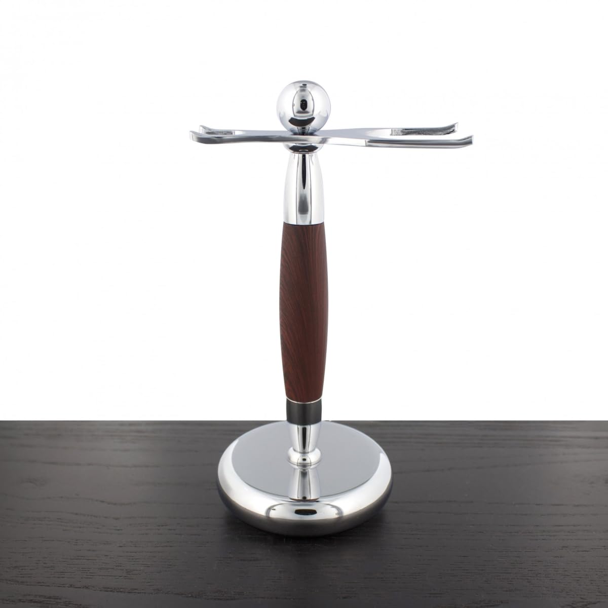 West Coast Shaving Stand 314, 30mm, Rosewood-Helps Prolong The Life of Your Shaving Brush and Safety Razor