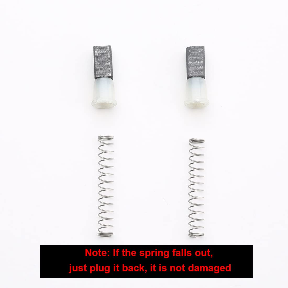 MAWAER Clipper Carbon Brush and Brush Spring Assemblies for Oster A5 Classic 76 Classic 97 Repair Parts and Accessories for Oster Hair Clipper Parts