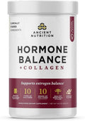 Ancient Nutrition Hormone Balance Collagen Powder - Hydrolyzed Peptides for Energy & Hormone Support | Vanilla, 25 Servings