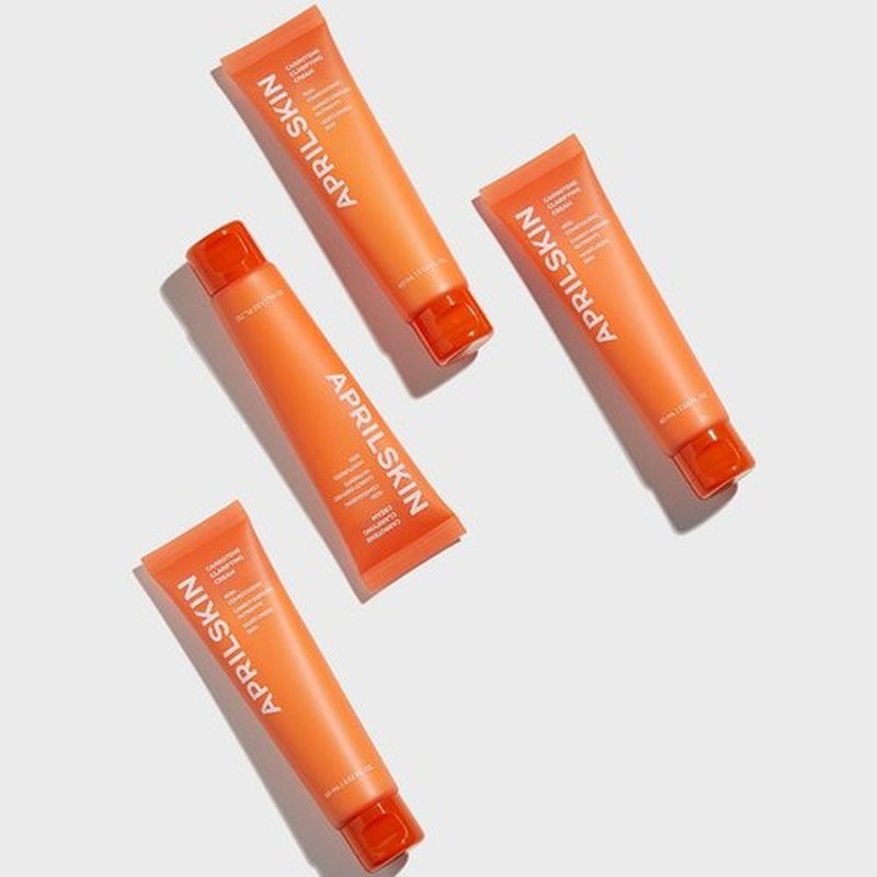 APRILSKIN Carrotene Clarifying Cream | Oily, sensitive, blemish-pron skin| Removes blemishes, balancing & skin protecting with M-Peptide | 2.02 oz | No sulfates and artificial fragrance