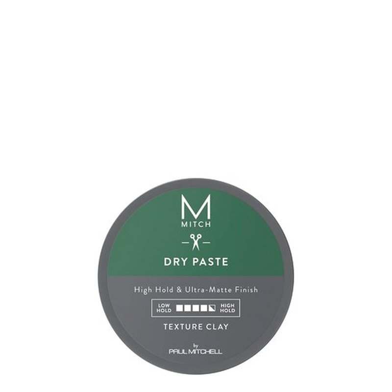 MITCH by Paul Mitchell Dry Paste - High Hold Texture Clay for Men | Ultra-Matte Finish for All Hair Types