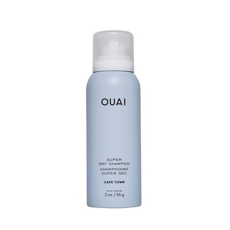 OUAI Super Travel Size Dry Shampoo - Volumizing Formula Absorbs Oil & Dirt - Zero Residue, Cape Town (2 oz)