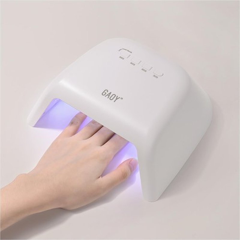GAOY UV Nail Lamp, Fast Curing UV Light for Gel Nails with Automatic Infrared Sensor and 4 Timers, Professional Salon or Manicure Art at Home, White