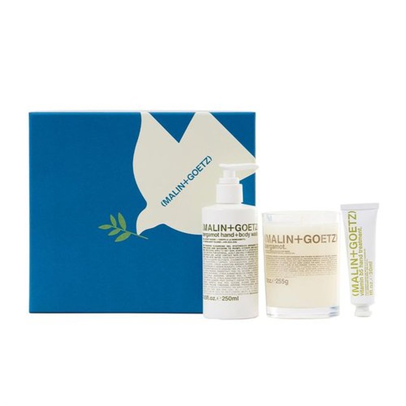 MALIN+GOETZ Bergamot Hand & Body Wash - Vitamin B5 Enriched Treatment & Scented Candle | Bright Side
