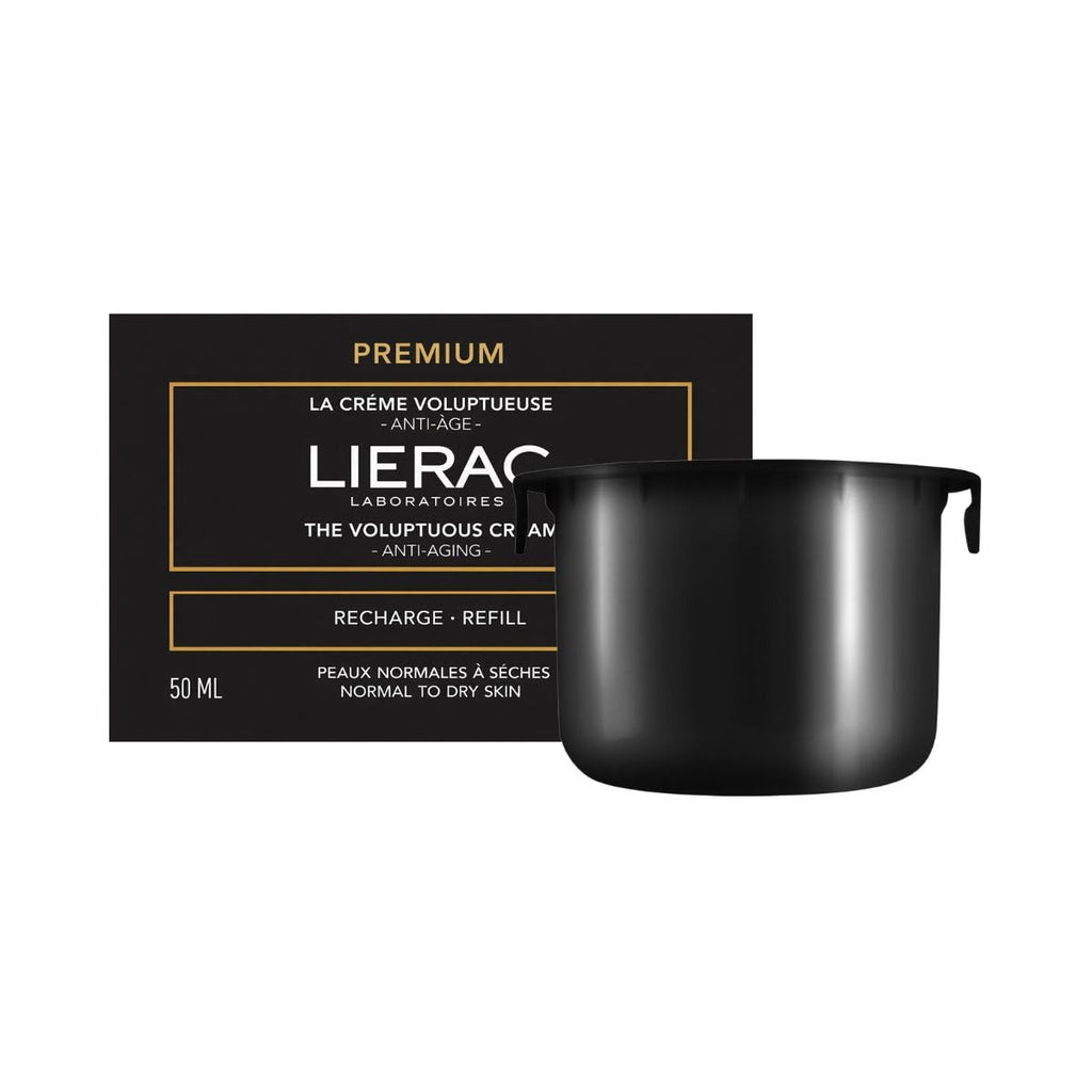 Lierac The Voluptuous Face Cream - Wrinkle-Minimizing Face Moisturizer Cream for Woman - 50ml (Eco-Refill)