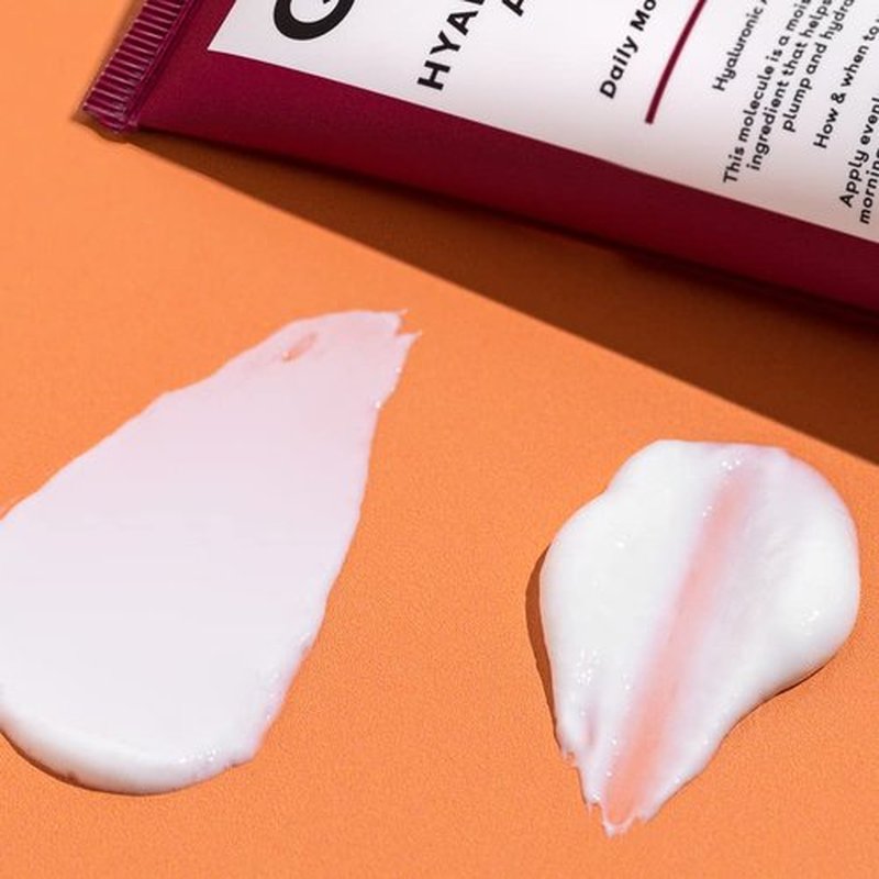 Q+A Hyaluronic Acid Daily Moisturizer (75ml), Hydrating Face Cream with Polyglutamic Acid and Rice Bran Extract, For Soft, Even and Nourished Skin, Fragrance Free Skincare