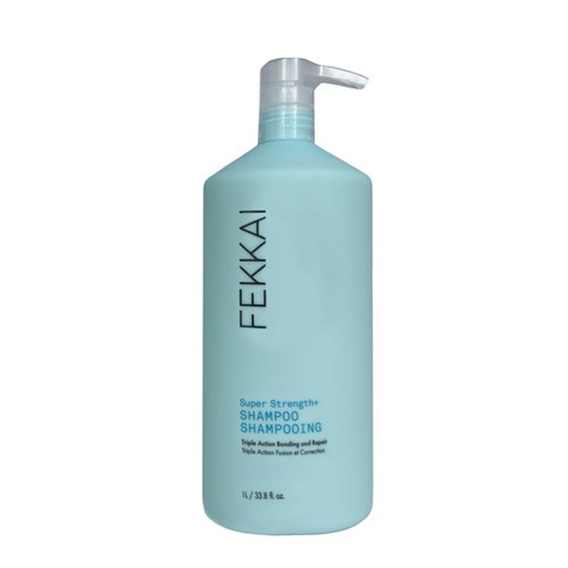 FEKKAI Super Strength+ Protein PowerBond Shampoo - 33.8 oz - Bonds, Repairs, and Protects for 3X Stronger Hair - Free of Sulfates, Parabens, Phthalates - Vegan, Cruelty-Free
