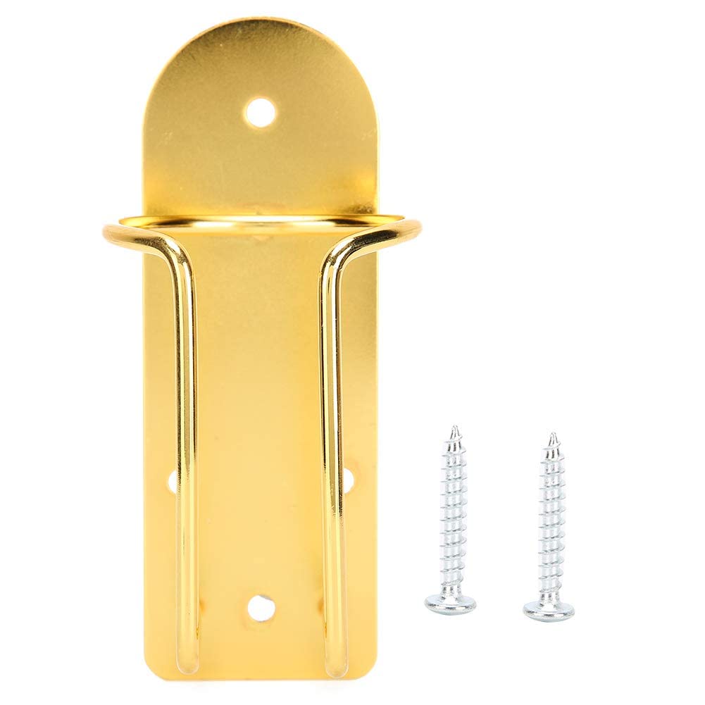 Hair Clipper Holder for barbers wall mounted, Barber Station Electric Hair Trimmer Display Rack Storage Organizer,Gold Stainless Steel Frosting Clipper Holder for Hairdresser Hairstylist Tools