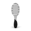 LolaVie x Wet Brush Custom Pro Flex Dry, White - Detangle & Brush Wet or Dry Hair - Open-Vented Design, Heat-Resistant Bristles, EasyGrip Design - Cuts Drying Time