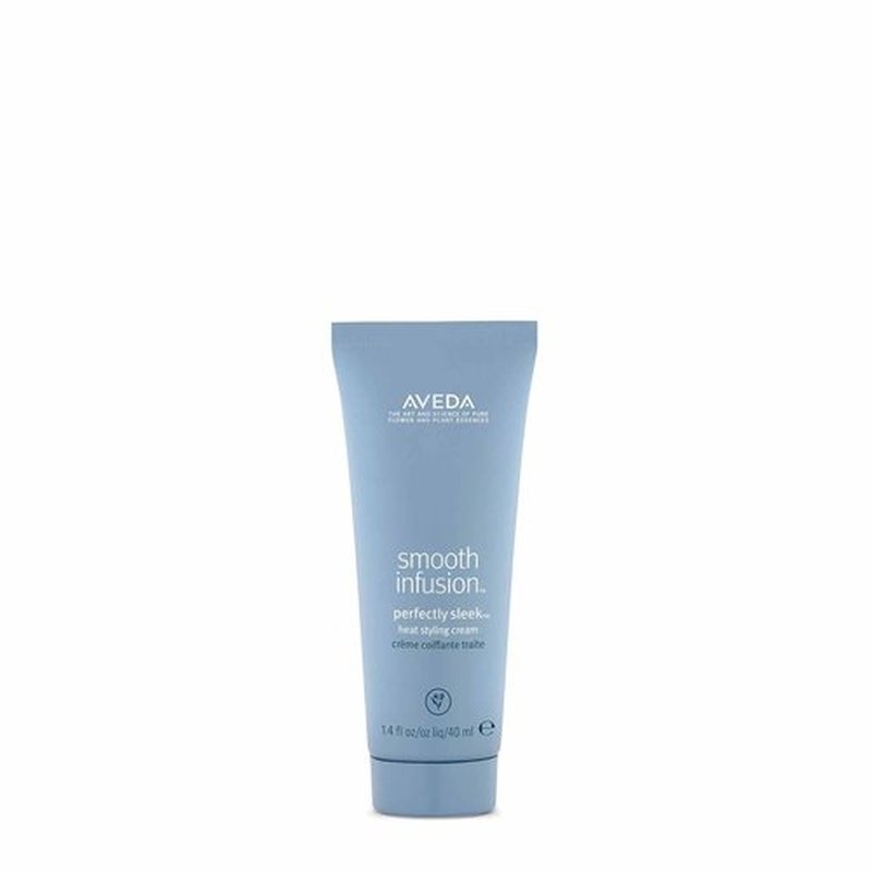 Aveda Smooth Infusion Perfectly Sleek - Heat-Activated Styling Cream for Curly & Coily Hair | Frizz & Humidity Protection | Silicone-Free | 97% Naturally Derived
