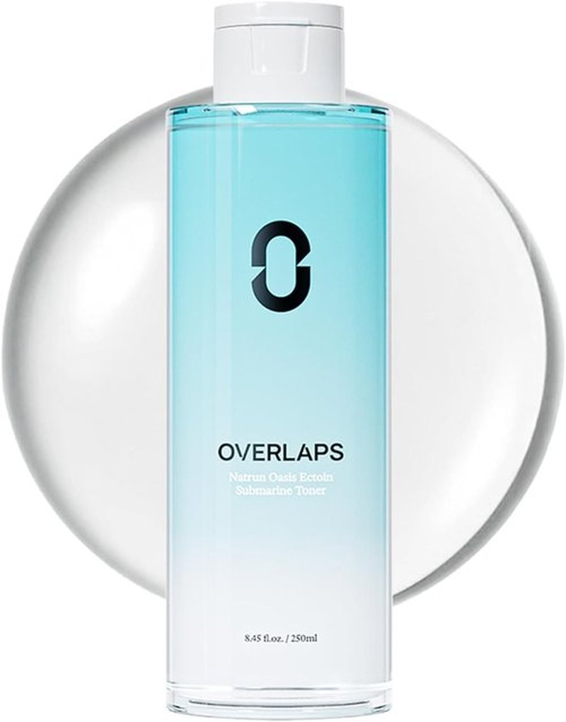 Ectoin Calming Toner by Overlaps - Redness Relief & Barrier Repair for Sensitive Skin | Hydrating Glass Skin with Hyaluronic Acid & Panthenol | 8.45 fl. oz.