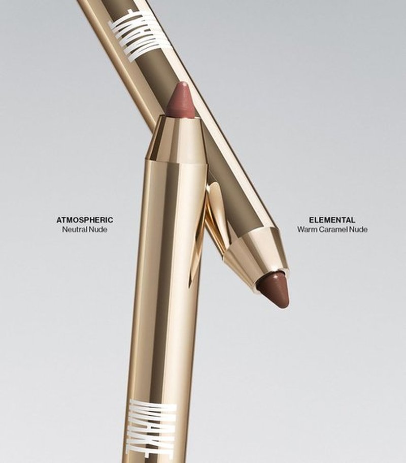 MAKE Beauty Continuum Lip Liner - Long-Lasting Creamy Formula with Velvet Matte Finish - Slate Grayish Taupe Shade