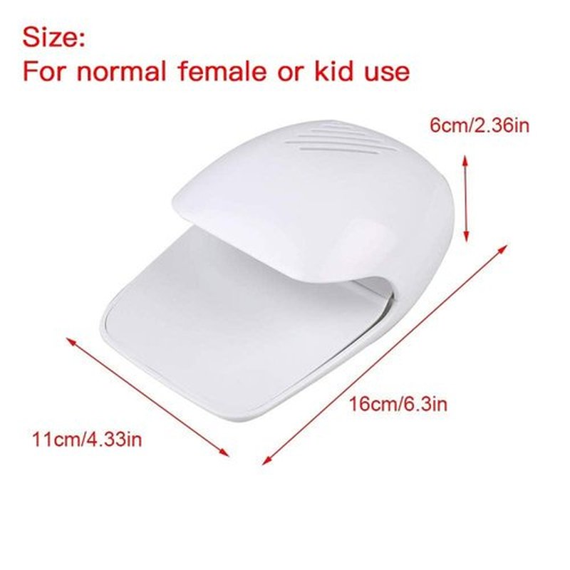 Nail Fan Dryer for Regular Nail Polish, Portable Nail Dryer Nail Art Polish Machine Quick Dry Nail Polish Gel Nail Dryer Blower for Fingernail Toenail, Portable Fans Battery Operated