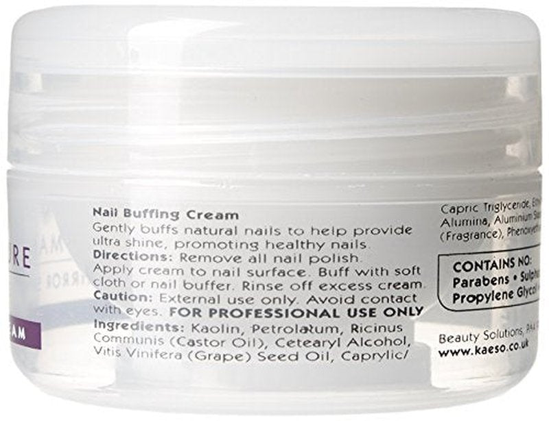 Kaeso Mirror Shine Nail Buffing Cream Buffs 30 ml