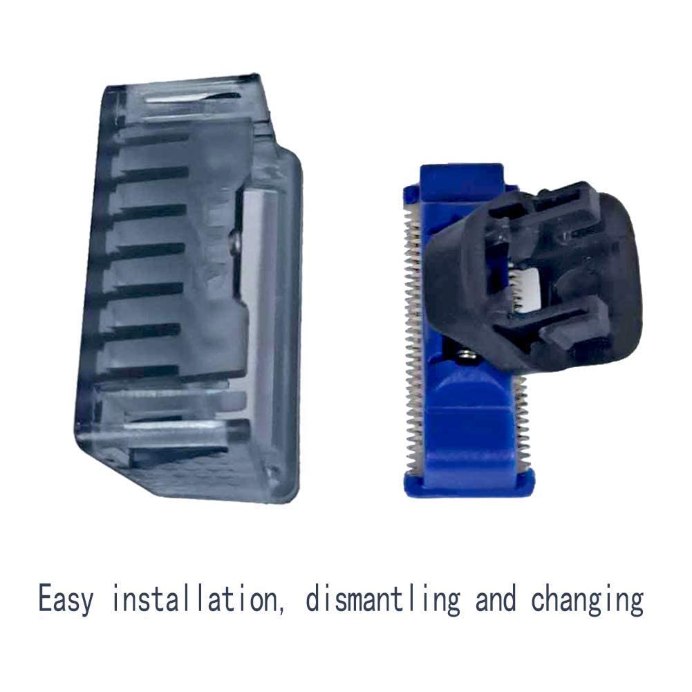 LinMei Replacement Shaver Combs for 1st Gen Micro Touch Solo Shaver - 1MM, 3MM, 5MM Combs & Cleaning Brush